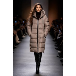 CAMILA DOWN COAT-MOCHA CREAM