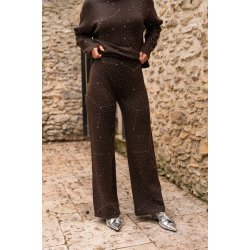 NIGHTSKY PANTS-BROWN