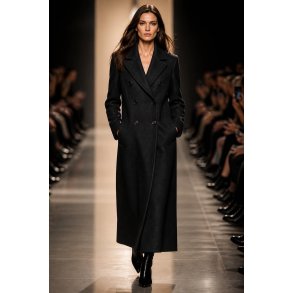 WOOL COAT CHARLOTTE-BLACK